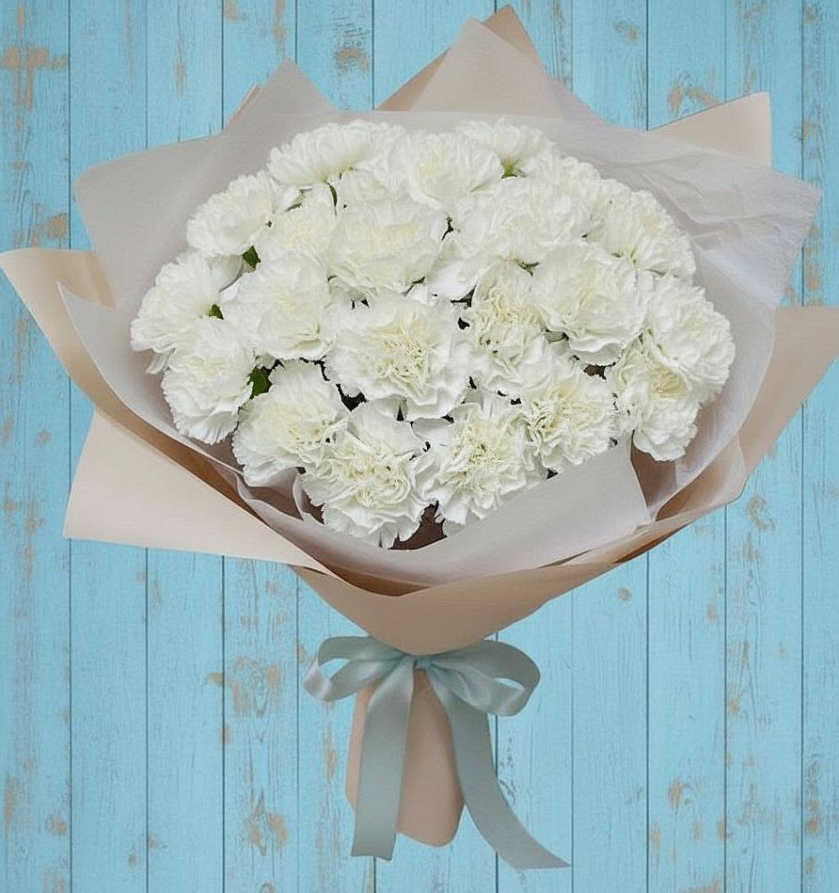 Букет цветов из: Гвоздики в Большое Гридино