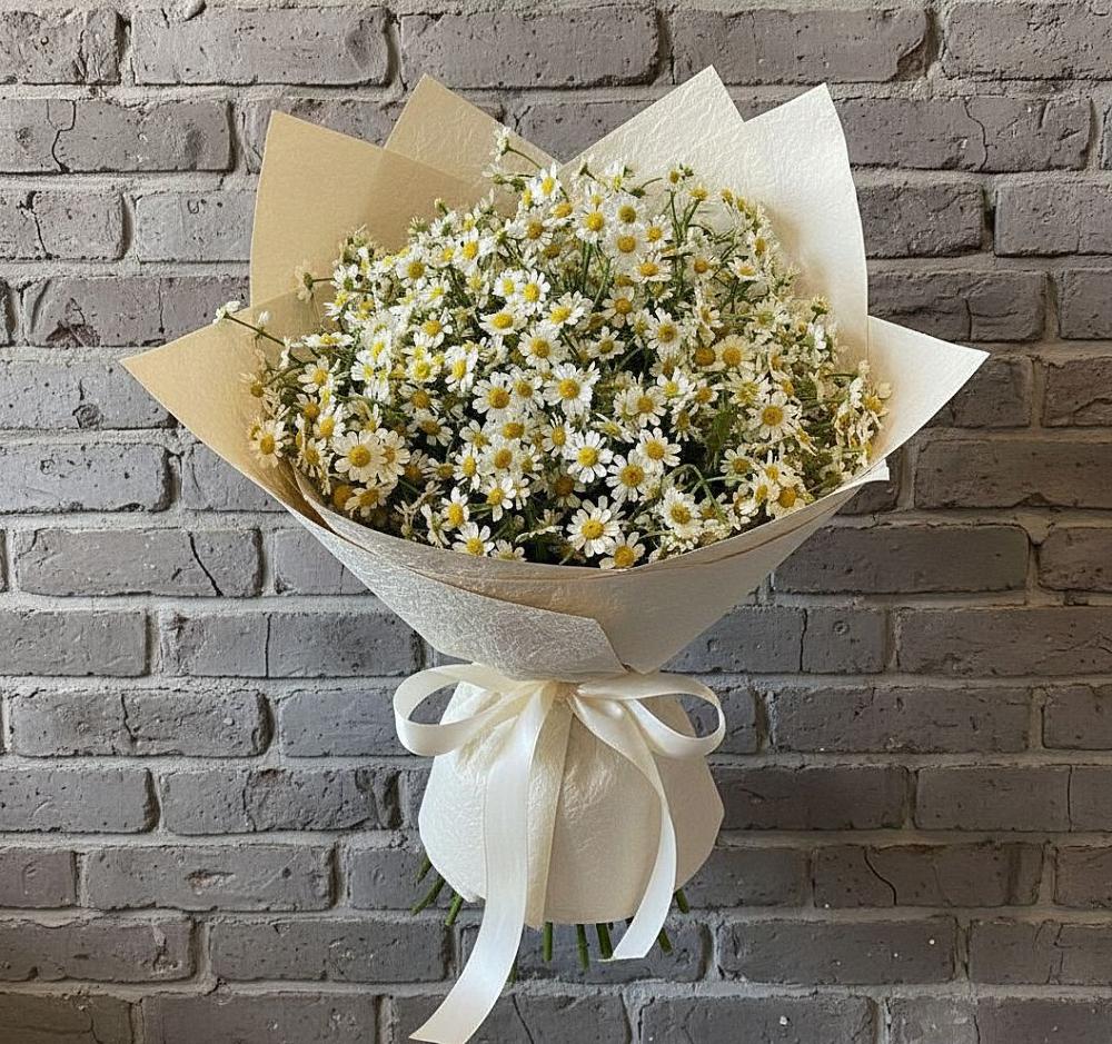 Букет цветов из: Ромашки в Большое Гридино
