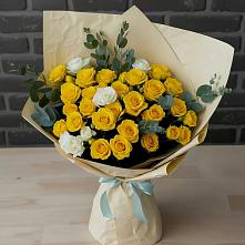 Букет цветов из:  Розы в Большое Гридино