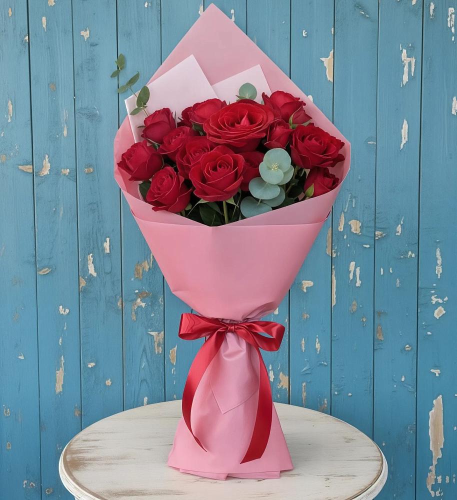 Букет цветов из: Розы в Большое Гридино