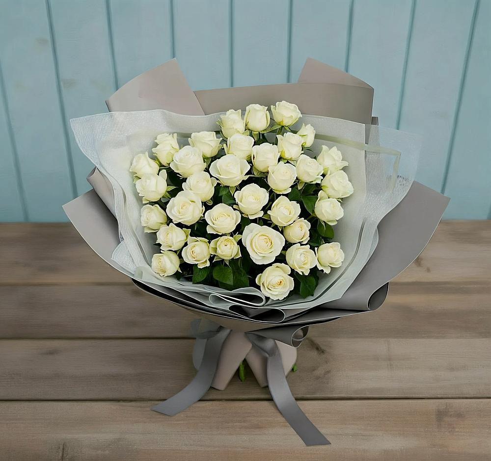 Букет Белоснежная нежность в Большое Гридино