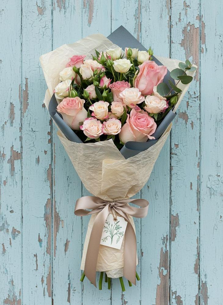 Букет цветов из: Розы в Большое Гридино