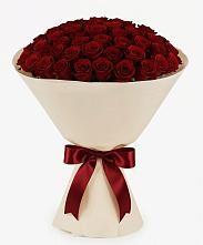 Букет 101 Бордовая роза Блэк Бакарра в Большое Гридино