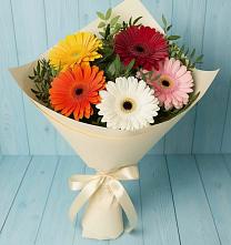 Букет цветов из:  Герберы #REPLACE_PRED# Большое Гридино
