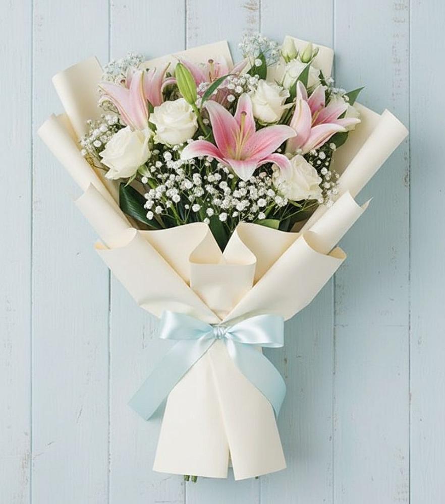 Букет цветов из: Лилии в Большое Гридино