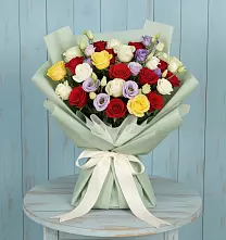 Букет цветов из:  Розы в Большое Гридино