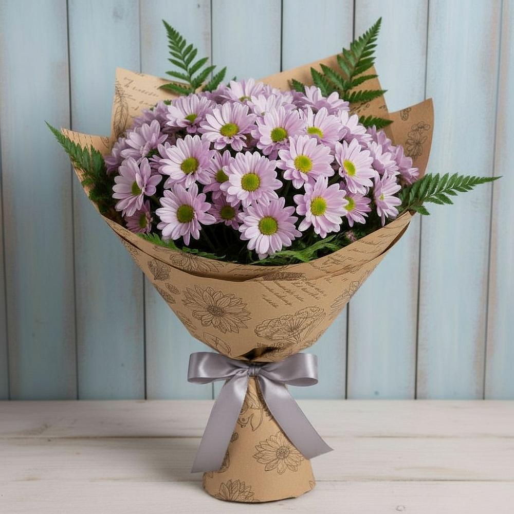Букет цветов из: Хризантемы в Большое Гридино