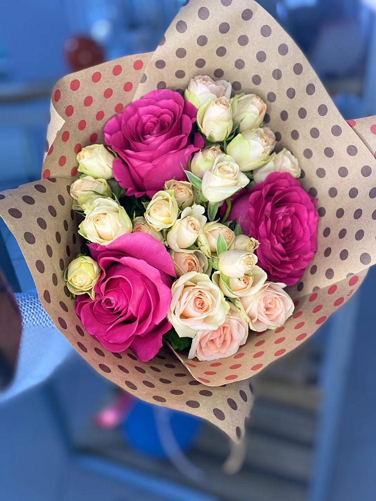 Букет цветов из: Розы в Большое Гридино