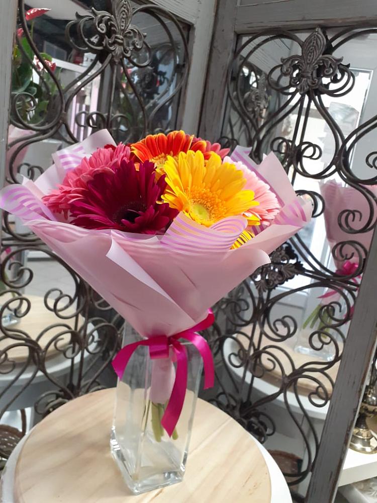 Букет цветов из: Герберы в Большое Гридино