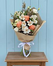 Букет цветов из:  Альстромерии, Лизиантусы, Розы и Хризантемы #REPLACE_PRED# Большое Гридино