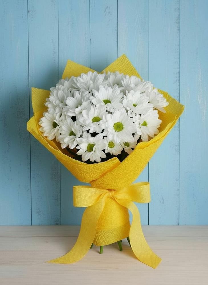 Букет цветов из: Хризантемы в Большое Гридино