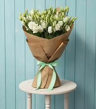 Букет цветов из:  Лизиантусы в Большое Гридино