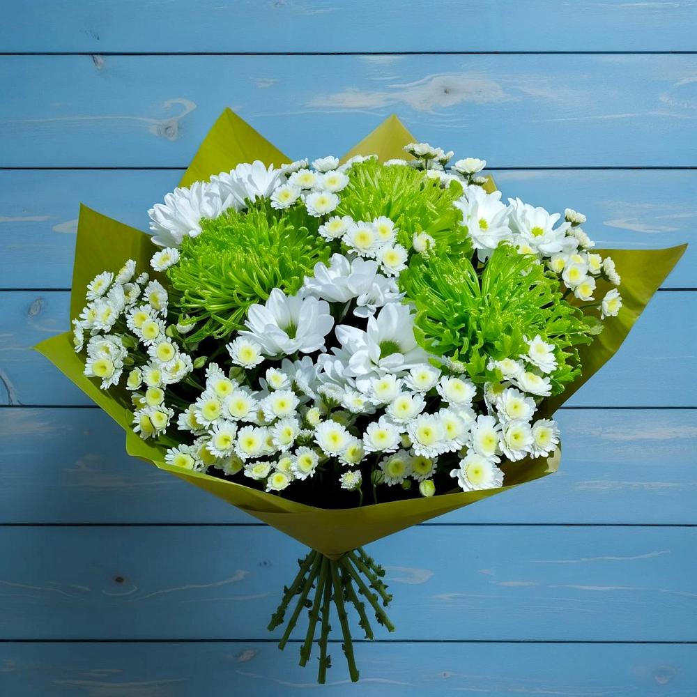 Букет цветов из: Хризантемы в Большое Гридино