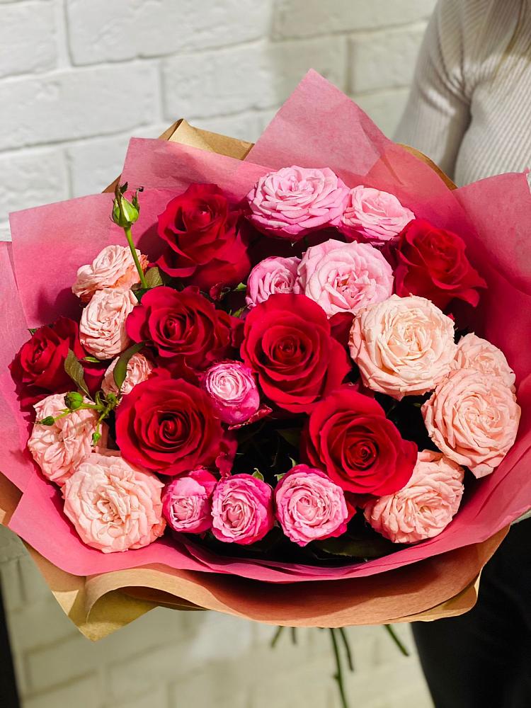 Букет цветов из: Розы в Большое Гридино