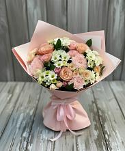 Букет цветов из:  Гвоздики, Розы и Хризантемы #REPLACE_PRED# Большое Гридино