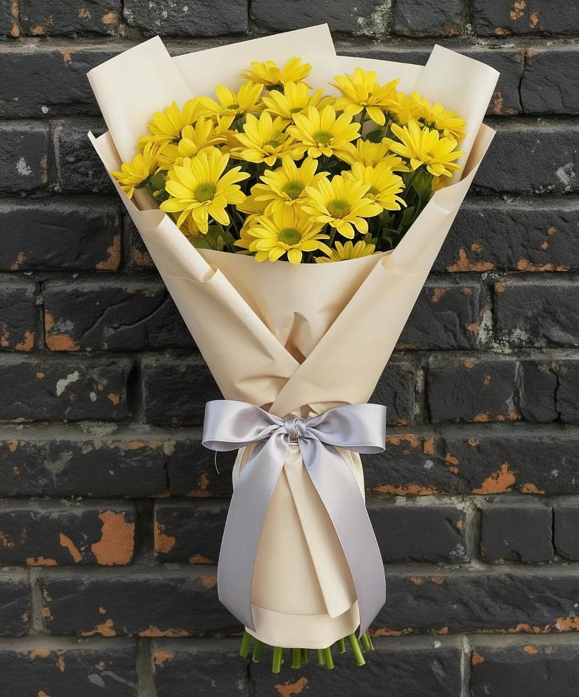 Букет цветов из: Хризантемы в Большое Гридино