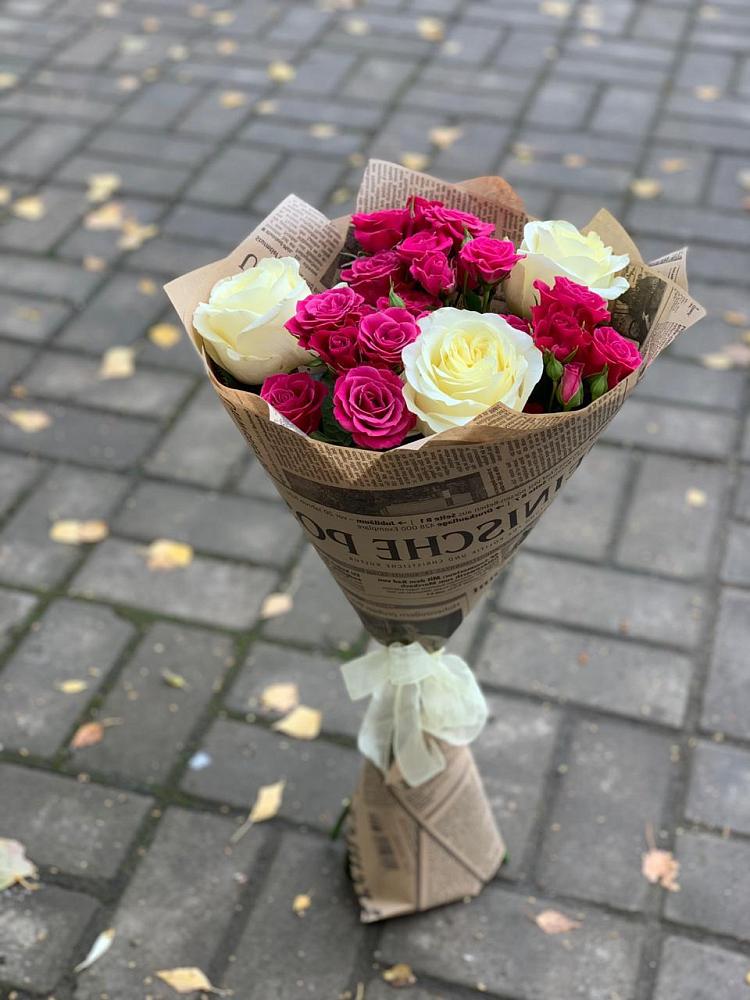 Букет цветов из: Розы в Большое Гридино