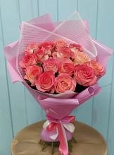 Букет 15 Розовых роз Равель #REPLACE_PRED# Большое Гридино
