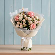 Букет цветов из:  Розы в Большое Гридино