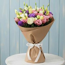 Букет цветов из:  Лизиантусы в Большое Гридино