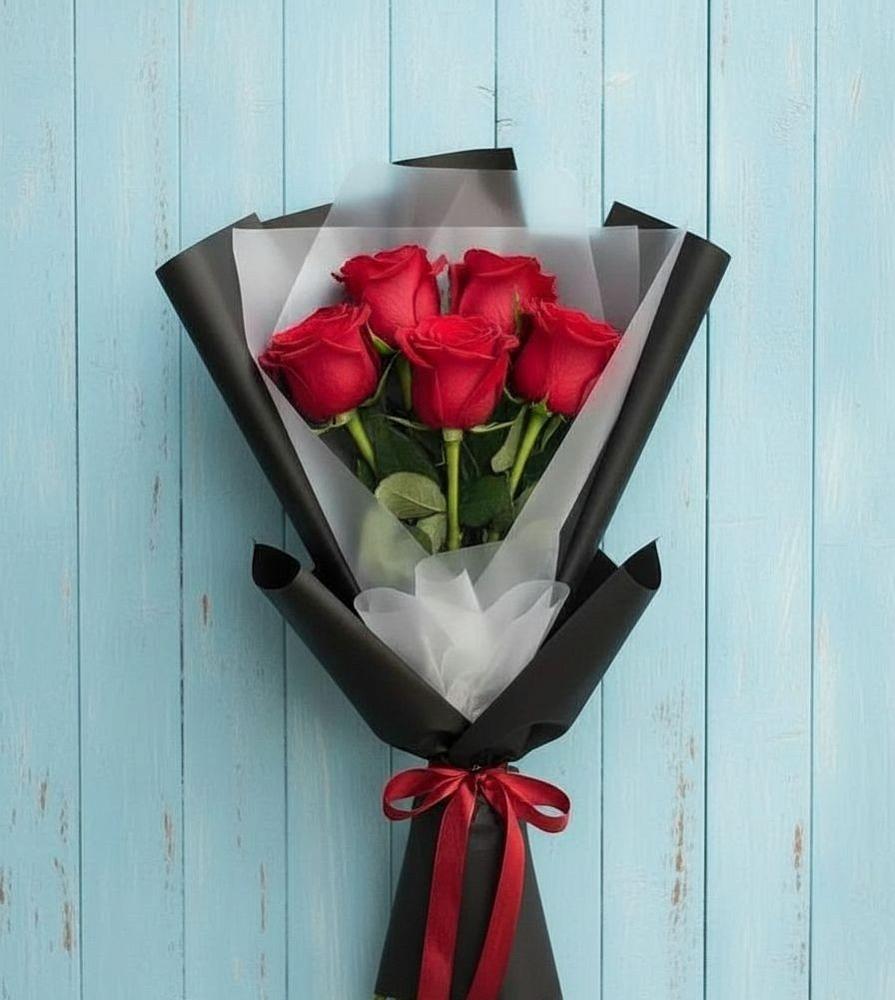 Букет цветов из: Розы в Большое Гридино